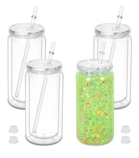 16 oz Snow Globe Tumbler