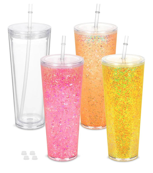 24 oz Snow Globe Tumbler