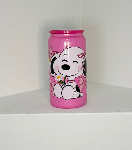 16 oz glass tumbler